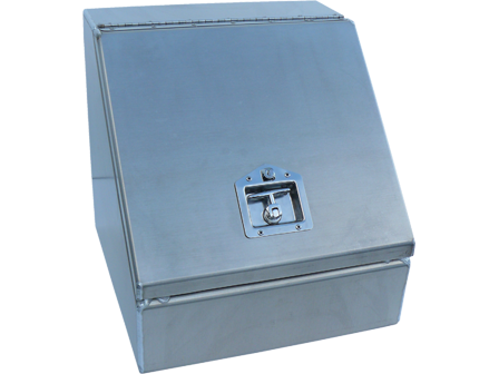 Alloy Tool Box 500x500x500 (Sealed and Lockable) - Standard Sloped